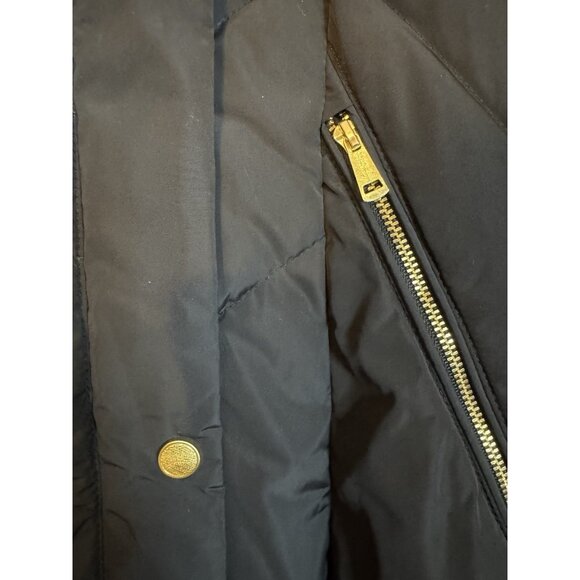 Cole Haan Women's Long Maxi Puffer Coat Hood S Small Down Quilted NEW - Picture 12 of 14